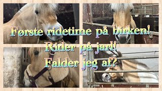 Min første ridetime på birken rideskole🤩🥳❤️ [upl. by Arliene754]