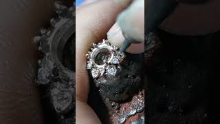 Crafting a Stunning 18k TwoColor Moissanite Ring The Perfect Diamond Alternative ringmaking [upl. by Heber]