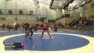 125 Consi of 16 2  Charles Miller Hoosier WC vs Demetrius Thomas Major Decision WC [upl. by Anerres]