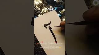 Haroof e tahaji part 1 mehndicalligraphy art shorts viralvideo artist calligraphy trending [upl. by Iline225]