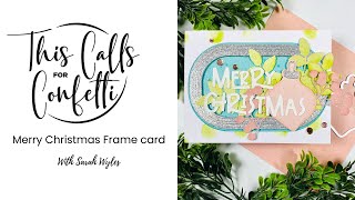 Merry Christmas frame card [upl. by Stone]