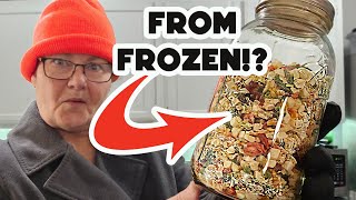 My Secret to Fast Dehydrating amp A Meal in a Jar Recipe frozenfoodsmonth [upl. by Norok]