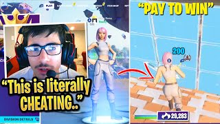 Sway PROVES This NEW SKIN is PAY TO WIN After MAX DAMAGED GLITCH In Solo Arena Fortnite [upl. by Auos]