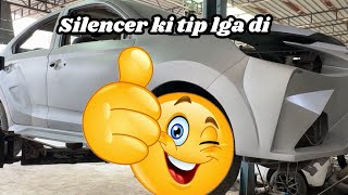 SILENCER KI TIP LGA DI homemade viral widebodykit dream honda vlog car handmade [upl. by Kcirddehs951]