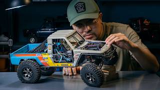 Custom RC Crawler Baja Rig Killerbody LC70 Meets SCX10 III  Full Handmade Review [upl. by Eenahs]