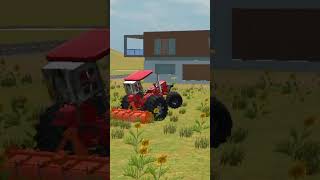 Indian game tractor simulator meandra tractor stunt video viral [upl. by Notrab]