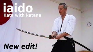 IAIDO kata with katana by Stefan Stenudd in 2004 [upl. by Notsyrb]