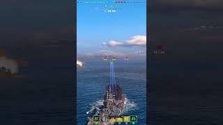 Jean Bart World of Warships линкор 9 уровня Франция shorts [upl. by Iorgos276]