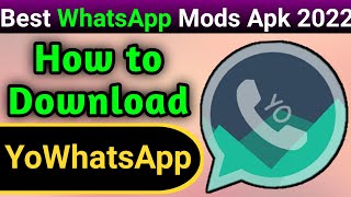 How to download YO WhatsApp  Yowhatsapp Kaise Download Kare  YoWhatsApp APK [upl. by Ku]