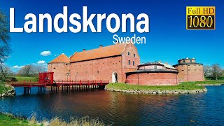 Landskrona Travel Walk Sweden 🇸🇪  4K HDR Walking Tour ▶6min  Walk around Sweden 18 [upl. by Ened]