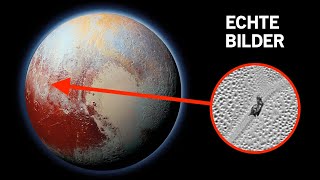 Was hat die NASA auf Pluto fotografiert  Echte Bilder [upl. by Christalle]