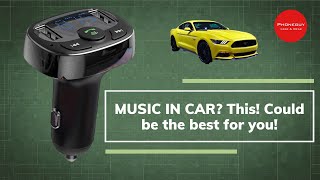 Basesu Bluetooth FM transmitter  Introduction  How to use  Change language [upl. by Nasia]