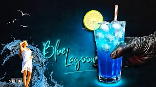 Easy Blue Lagoon Recipe  How to make Blue lagoon Cocktail at Home [upl. by Siver]