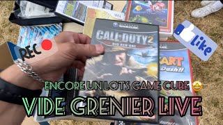 VIDE GRENIERS LIVE un magnifique lot Game cube 🤩 [upl. by Barram11]