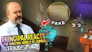 School Principal Reacts  The Amazing World of Gumball S3E11 quotThe Fraudquot TAWOG Reaction Video [upl. by Lipcombe]