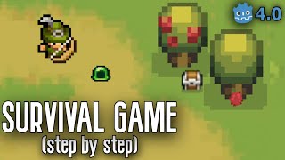 Create a Complete Survival Game in Godot 4 step by step [upl. by Eelsha]