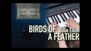 Piano Chords BIRDS OF A FEATHER Ver 2  Billie Eilish [upl. by Tobey925]