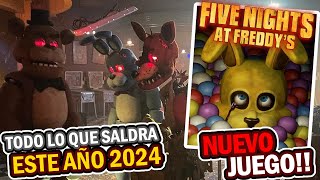 JUEGO DE INTO THE PIT  DLC de HELP WANTED 2  Todo lo que saldrá de FNAF en 2024 [upl. by Adolfo]