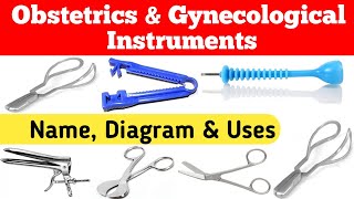 Obstetrics and Gynecological instruments Name Picture amp Uses instruments nursing [upl. by Dumah84]