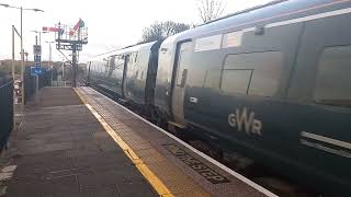 Class 800 GWR Service Departing StErth [upl. by Ainsworth639]