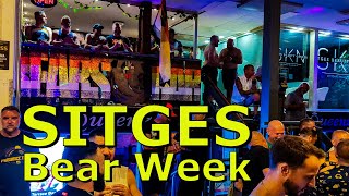 Sitges Bear Week 4K HDR  Catalonia Spain  Fun Festival amp Party on the Mediterranean Sea  2023 [upl. by Sieber958]