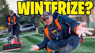 Winterize your lawn  it’s easier than you think  I call it HIBERNATION MODE [upl. by Nnaillij]