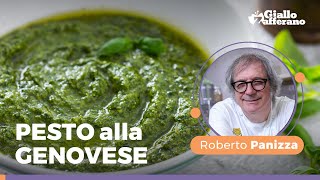 PESTO ALLA GENOVESE  La ricetta imperdibile dello CHEF Roberto Panizza [upl. by Buckden]