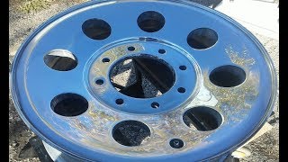 How To Sand And Polish Aluminum Rim To Mirror Finish [upl. by Eilloh309]