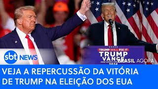 🔴Brasil Agora Veja repercussão da vitória de Trump na Eleição dos EUA [upl. by Eneiluj999]