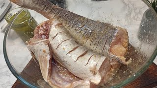 🌸Comment bien assaisonner et braiser le poisson BAR au four  bien juteux et moelleux danycuisine [upl. by Eimoan]