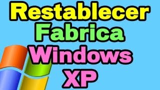 Restaurar Windows XP  Estado de Fabrica  CD de Instalación  Sin perder Documentos [upl. by Eirac166]