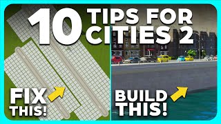 10 Helpful Tips for Cities Skylines 2 [upl. by Naillij]