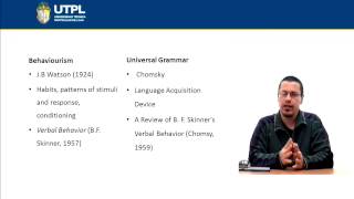 UTPL BEHAVIORISM VS UNIVERSAL GRAMMAR INGLÉSTEORÍAS DE LA PEDAGOGÍA DEL INGLÉS [upl. by Irisa]