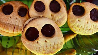 Air Fry Super Scary Halloween Cookies Idea Very Simple To Make [upl. by Drawd]