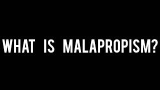 What is Malapropism  Philology [upl. by Doug52]