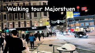 Walking tour Majorstuen Oslo Norway🇳🇴HDRush streetFamous places of Norway [upl. by Yung788]