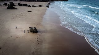 Fly over Balnakeil Beach and Sango Bay Stunning [upl. by Melina]