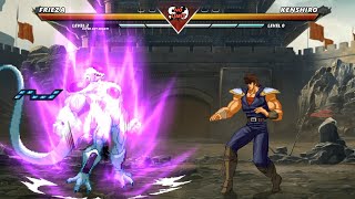 FRIEZA vs KENSHIRO  High Level Awesome Fight [upl. by Nwahsram]