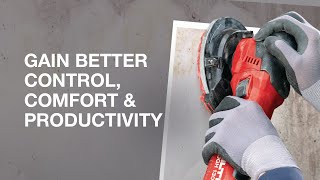 Hilti DGH 130 Concrete Grinder  Gain better control comfort amp productivity [upl. by Niltak]