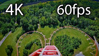 Intimidator 305 front seat onride 4K POV 60fps Kings Dominion [upl. by Clyve]