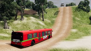 Cars vs Hill Climb Crashes 1  BeamNGDrive  BeamNG High Speed [upl. by Beaufort597]