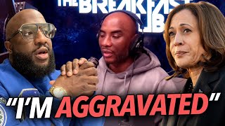 quotCant Believe Yall Voted For Trumpquot Charlamagne Cries On Breakfast Club At Kamala Harris Losing [upl. by Meesak]