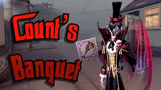 Gameplay Hunter The Ripper Skin S Count’s Banquet  Accessory A Banquet Cup  Identity V [upl. by Salbu635]