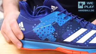 Review Handballschuhe 1819 adidas COUNTERBLAST BOUNCE [upl. by Enelhtac]