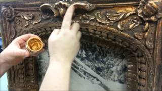 French Gilding Wax How To Apply It [upl. by Veronika]