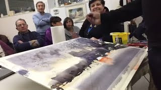 Alvaro Castagnet Watercolor Workshop in Aquarelle Art Studio 2 [upl. by Dukey]