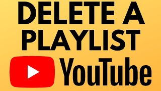 How to Delete Playlist on YouTube  2023 [upl. by Sharpe396]