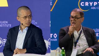 Roubini and Binances CZ take swipes at each other over crypto [upl. by Molahs]