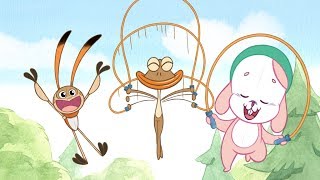 Jump Big Jump 🏃 Gigglebug and Friends 🌿 Kind Cartoons 🐞 [upl. by Lesna]