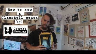 How to sew a Clamshell pouch DIY2017 [upl. by Toby]